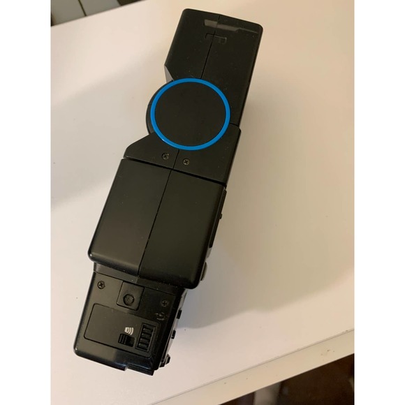 VIVITAR 3700 Zoom Thyristor shoe mount universal electronic flash tilt UNTESTED - Picture 4 of 6